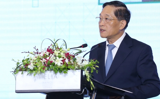 Thứ trưởng Trần Văn Tùng phát biểu khai mạc diễn đàn sáng 29/6. Ảnh: Minh Đức
